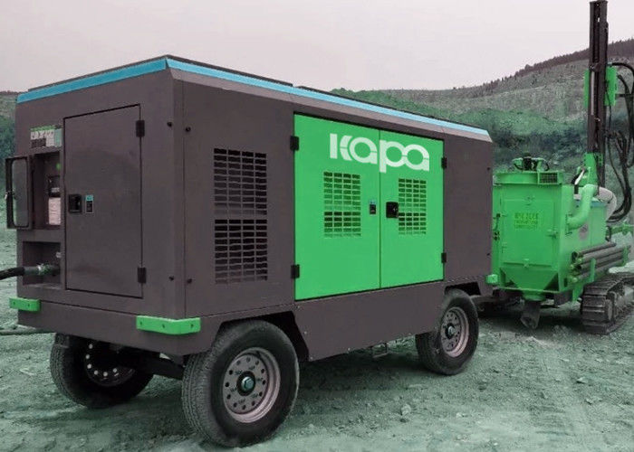 Single Stage 140KW 13bar 15bar 17bar Portable diesel air compressor